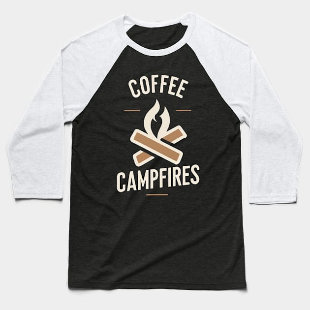 Campfire Baseball T-Shirt by NomiCrafts